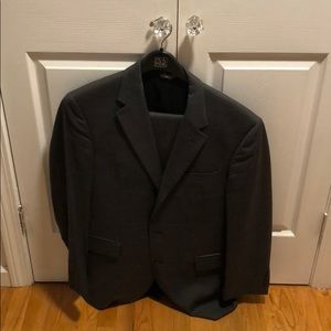 Jos A. Bank dark grey suit